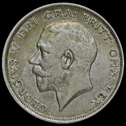 1920 George V Silver Half Crown Obverse