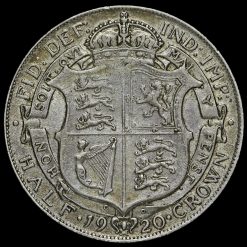 1920 George V Silver Half Crown Reverse