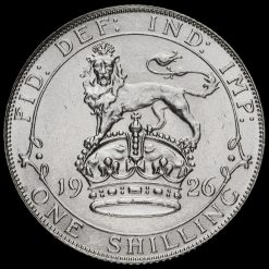 1926 George V Silver Shilling Reverse