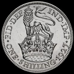 1927 George V Silver Shilling Reverse