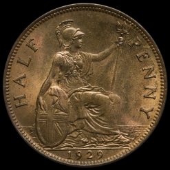 1929 George V Halfpenny Reverse