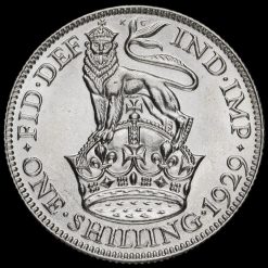 1929 George V Silver Shilling Reverse