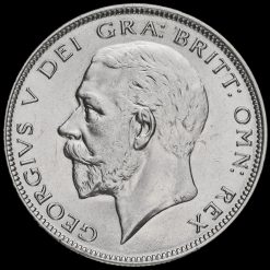 1935 George V Silver Half Crown Obverse