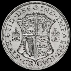 1935 George V Silver Half Crown Reverse