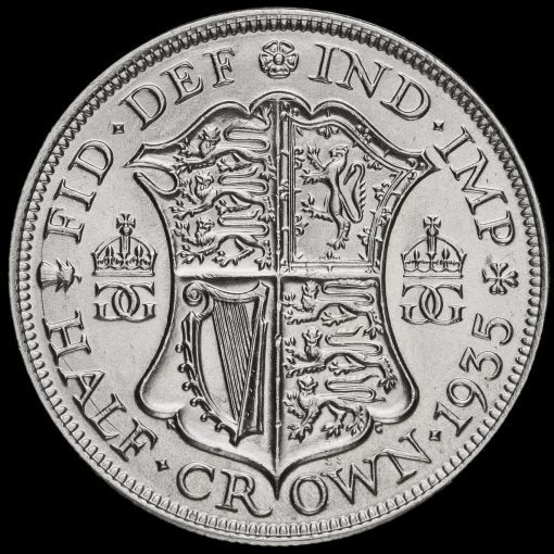 1935 George V Silver Half Crown Reverse