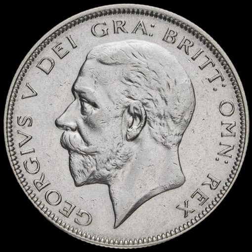 1936 George V Silver Half Crown Obverse