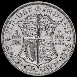 1936 George V Silver Half Crown Reverse