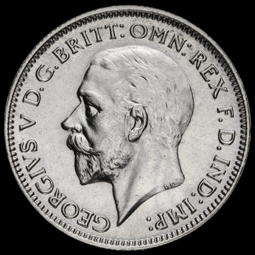 1936 George V Silver Sixpence Obverse
