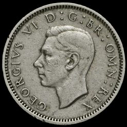 1952 George VI Sixpence Obverse