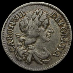 1679 Charles II Silver Maundy Fourpence Obverse
