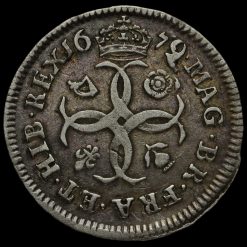 1679 Charles II Silver Maundy Fourpence Obverse