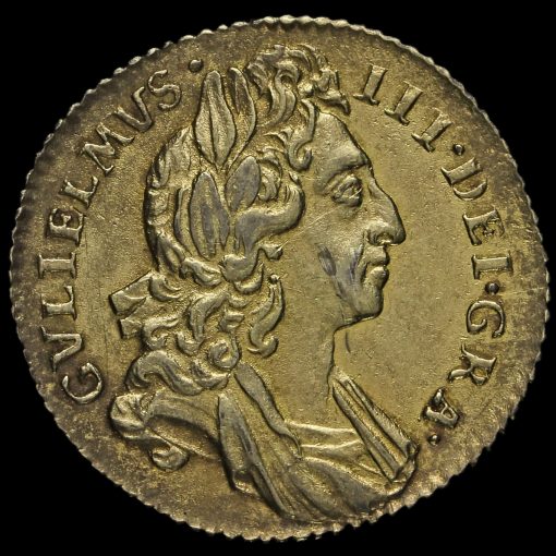1696 William III Early Milled Silver Sixpence Obverse