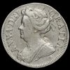 1713 Queen Anne Early Milled Silver Maundy Twopence Obverse