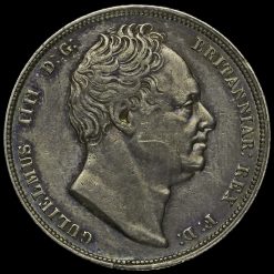 1836 Milled Silver Half Crown Obverse