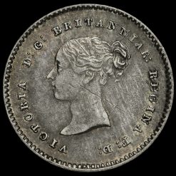 1838 Queen Victoria Young Head Maundy Twopence Obverse
