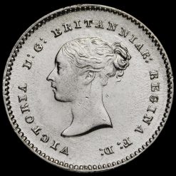 1838 Queen Victoria Young Head Maundy Twopence Obverse