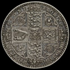 1849 Queen Victoria Godless Florin Reverse