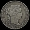 Spain 1860 Silver 4 Reales Obverse