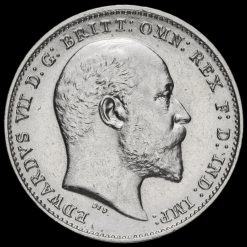 1902 Edward VII Silver Threepence Obverse