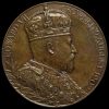 1902 Edward VII Coronation Official Bronze Medal Obverse