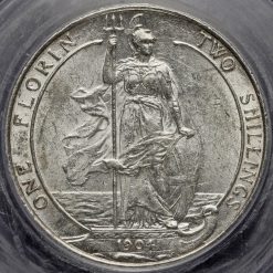 1904 Edward VII Silver Florin Reverse