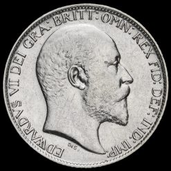1910 Edward VII Silver Sixpence Obverse