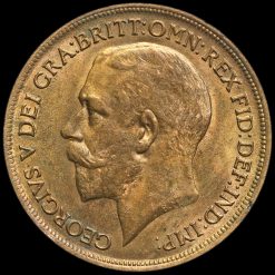1915 George V Penny Obverse