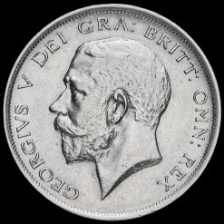 1917 George V Silver Half Crown Obverse