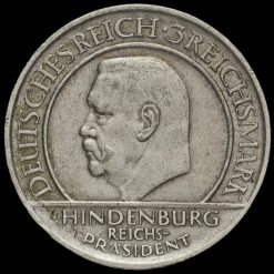 Germany 1929 A Silver 3 Reichsmark Obverse