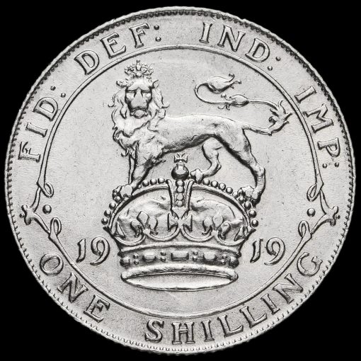 1919 George V Silver Shilling Reverse