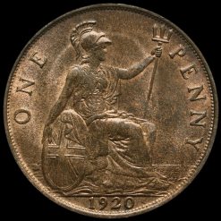 1920 George V Penny Reverse