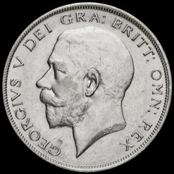 1922 George V Silver Half Crown Obverse