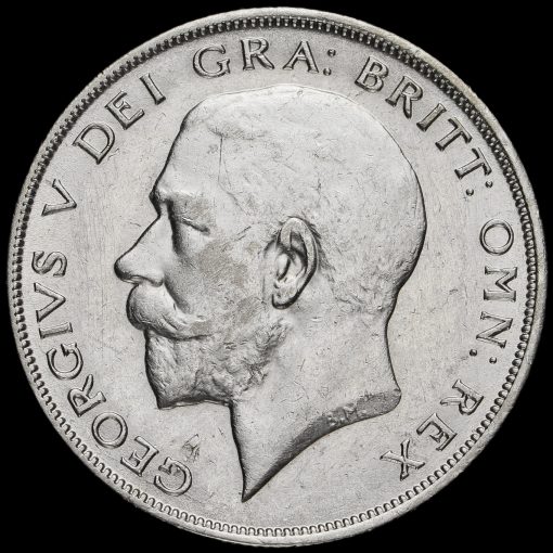 1922 George V Silver Half Crown Obverse