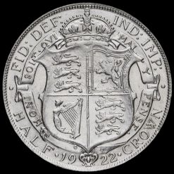 1922 George V Silver Half Crown Reverse