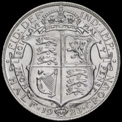 1923 George V Silver Half Crown Reverse