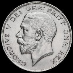 1924 George V Silver Half Crown Obverse