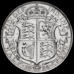 1924 George V Silver Half Crown Reverse