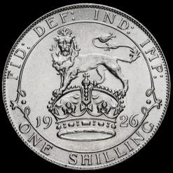 1926 George V Silver Shilling Reverse