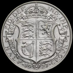 1927 George V Silver Half Crown Reverse