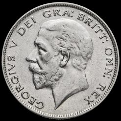 1928 George V Silver Half Crown Obverse