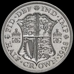 1928 George V Silver Half Crown Reverse