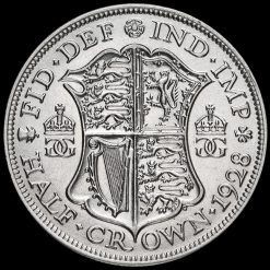 1928 George V Silver Half Crown Reverse