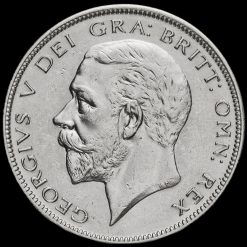 1929 George V Silver Half Crown Obverse
