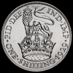 1929 George V Silver Shilling Reverse