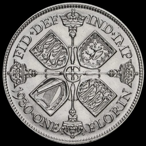 1930 George V Silver Florin Reverse