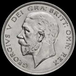 1933 George V Silver Half Crown Obverse