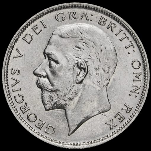 1933 George V Silver Half Crown Obverse