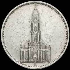 Germany 1934 F Silver 5 Reichsmark Reverse
