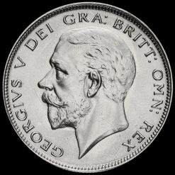 1935 George V Silver Half Crown Obverse