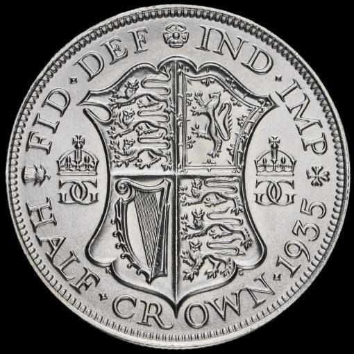 1935 George V Silver Half Crown Reverse
